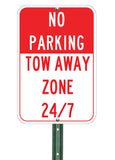 No Parking Tow Away 24/7 - Sign Wise