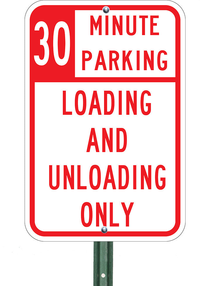 No Loading And Unloading Sign