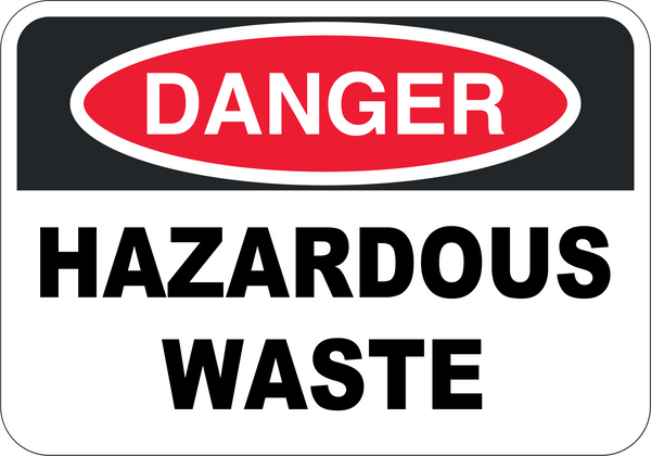 Hazardous Waste Sign