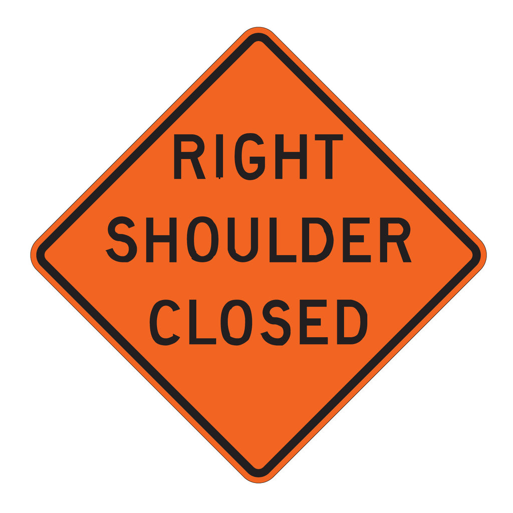 Right/Left Shoulder Closed W21-5A – Sign Wise