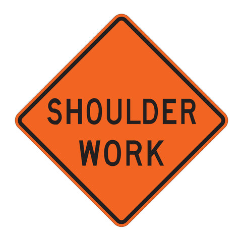 Shoulder Work W21-1A - Sign Wise
