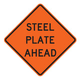 Steel Plate Ahead W8-24 - Sign Wise