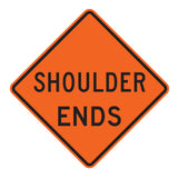 Shoulder Ends W8-25 - Sign Wise