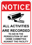 All Activities Are Recorded - Sign Wise