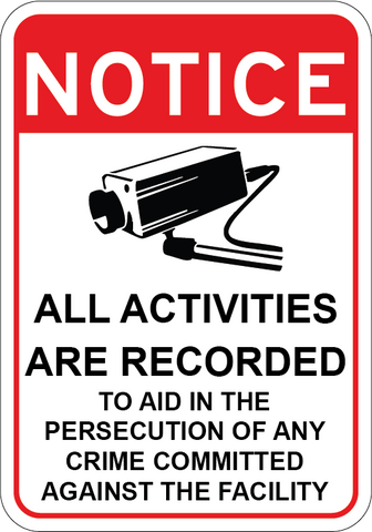 All Activities Are Recorded - Sign Wise