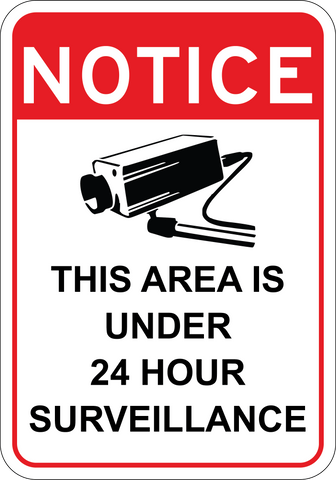 This Area is Under 24 Hour Surveillance