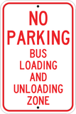 Bus Loading and Unloading Zone - Sign Wise
