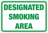 Designated Smoking Area - Sign Wise