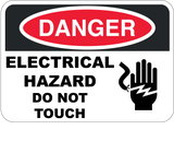 Electrical Hazard Do Not Touch