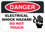 Electrical Shock Hazard Do Not Touch