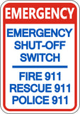 Emergency Shut Off Switch - 911