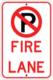 No Parking Fire Lane - Sign Wise
