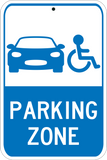Blue Parking Zone - Sign Wise