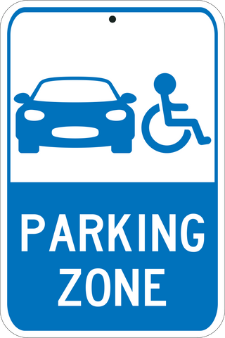 ADA Accessible Parking Zone - Sign Wise