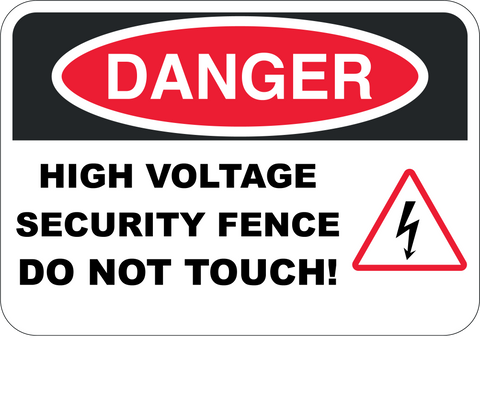 High Voltage Security Fence