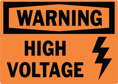 High Voltage with Symbol - Sign Wise