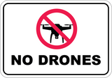 No Drones - Sign Wise