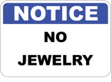 No Jewelry