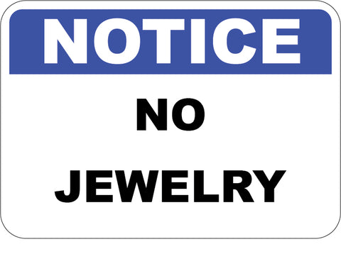 No Jewelry