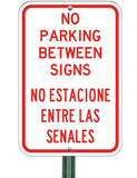 No Parking Between Signs English/Spanish - Sign Wise