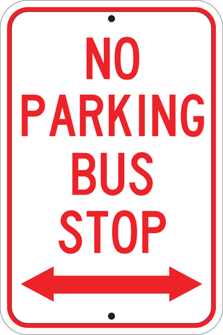 No Parking Bus Stop - Sign Wise