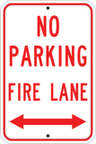 Fire Lane Arrows - Sign Wise