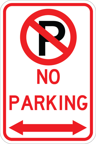 No Parking Both Ways - Sign Wise