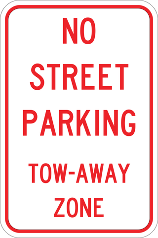 No Street Parking - Sign Wise