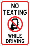 No Texting While Driving - Sign Wise