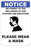 We commit to the well-being of our visitors