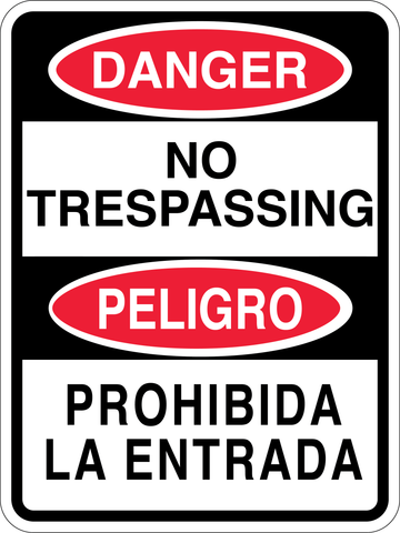 Danger No Trespassing - Sign Wise