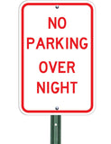 No Parking Overnight - Sign Wise