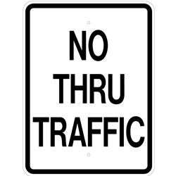 No Thru Traffic - Sign Wise