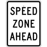 Speed Zone Ahead - Sign Wise