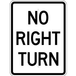 No Right Turn - Sign Wise