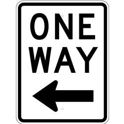One Way Left Arrow - Sign Wise
