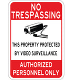 Video Surveillance Authorized Personnel Only