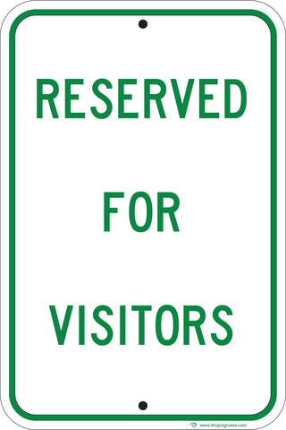 Reserved For Visitors - Sign Wise