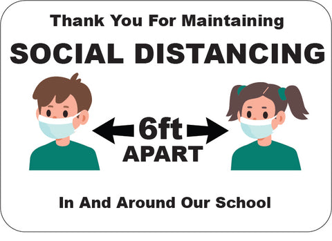 Thank you for Social Distance In Our School